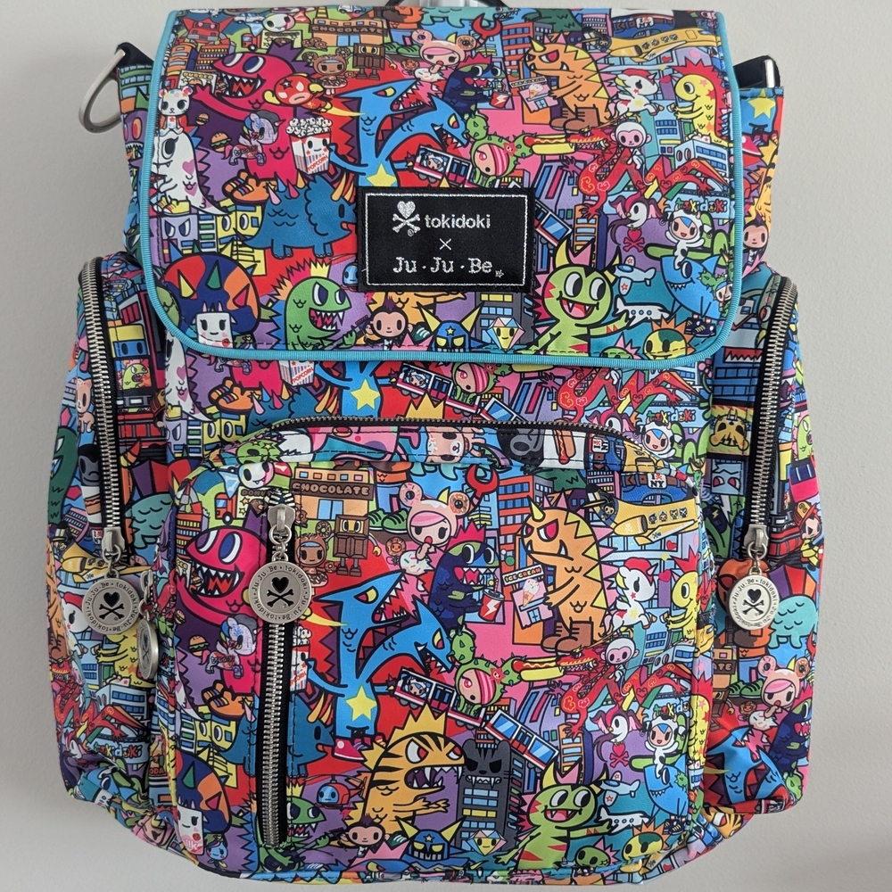 Tokidoki x Ju-Ju-Be KAIJU CITY "Be Sporty Backpack" (like new)